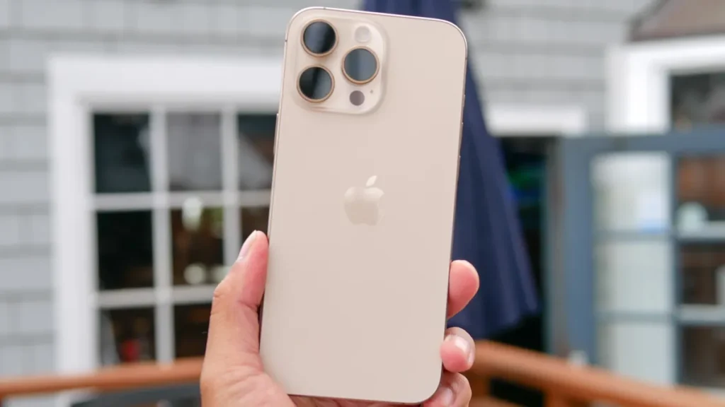iPhone 16 Pro Max showcasing its elegant design